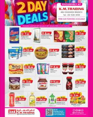 2-Day Flash Sale In K.M Trading Sharjah / Ajman